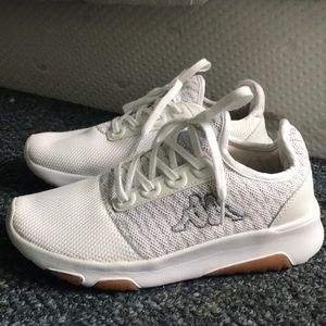 Pure white Kappa sneakers 👟